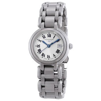 Longines PrimaLuna Silver Dial Stainless Steel Ladies Watch