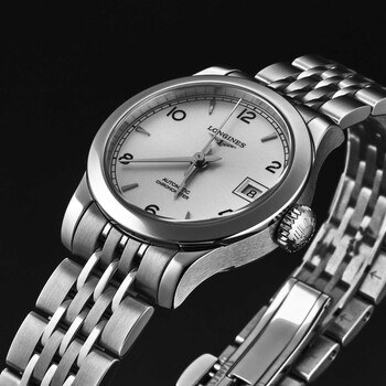 Record Automatic Silver Dial Ladies Watch L23204766