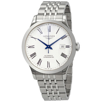 Record Automatic White Dial Men's Watch L28214116 L2.821.4.11.6 Record Automatic White Dial Men's Watch L28214116 L2.821.4.11.6