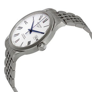 Record Automatic White Dial Men's Watch L28214116