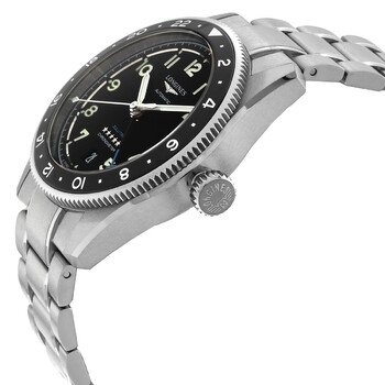 Longines Longines Spirit Zulu Time Automatic Black Dial Men's Watch L3.802.4.53.6