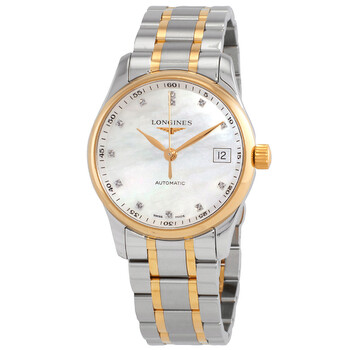 Longines Conquest Classic Quartz Diamond White Mother of
