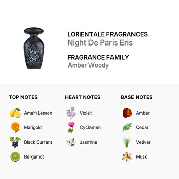 Unisex Night De Paris Eris Extrait de Parfum Spray 3.4 oz Fragrances 6291104738225