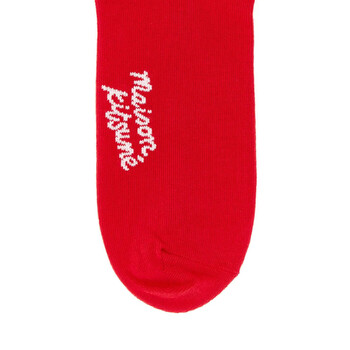 Fox Head Intarsia-Knit Cotton-Blend Socks