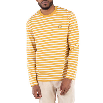 MAISON KITSUNE Fox Logo Stripe 2Way Tote T-shirts MAISON KITSUNÉ