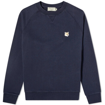 【美品】Fox Head Patch Classic Sweatshirt Maison Kitsuné Men's Navy Fox Head Patch Classic Sweatshirt, Size