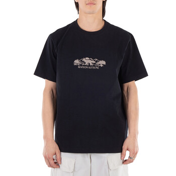 【Maison Kitsune】GRADIENT OVERSIZE TEE SHI◆NM00116KJ0119 Maison Kitsuné Gradient Logo Oversized T-Shirt, Size X-Large