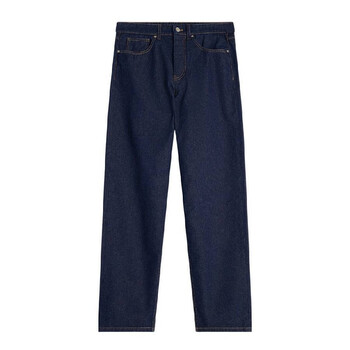 Kenzo Logo-Patch Wide Leg Denim Pants, Waist Size 28