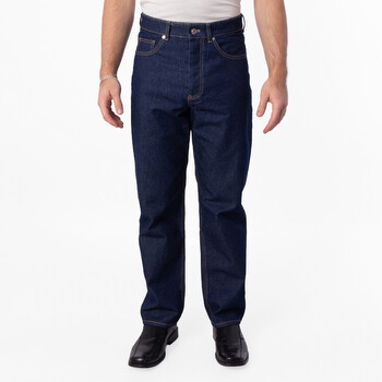 Maison Kitsuné Profile Fox Embroidered Workwear Jeans, Size 33