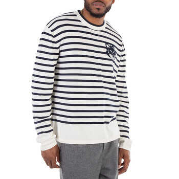 Striped Fox Head Intarsia Jumper