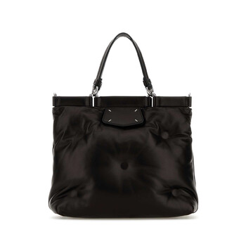 Black Leather Handbag S56WD0133P8840 T8013