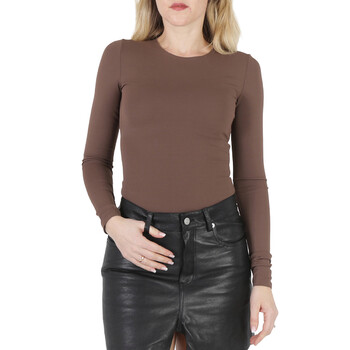 MAXMARA ラウントフレムメカネ MM5088D 056 Max Mara MM5088-D 056 Brown Plastic Round Eyeglasses Frame