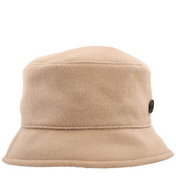 Moncler Quilted Faux-Fur Bucket Hat, Size Medium