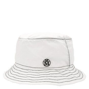 Ladies White Jason Rain Bob Packable Bucket Hat