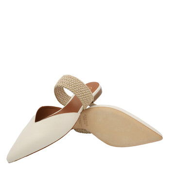 Ladies Cream Maisie Flat