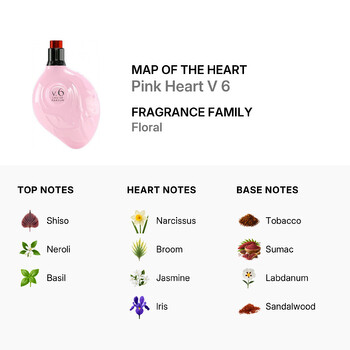 Unisex Pink Heart V 6 EDP 3.0 oz Fragrances