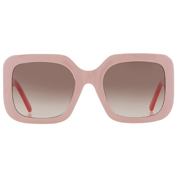 Marc Jacobs Brown Gradient Geometric Ladies Sunglasses MARC  display picture 1