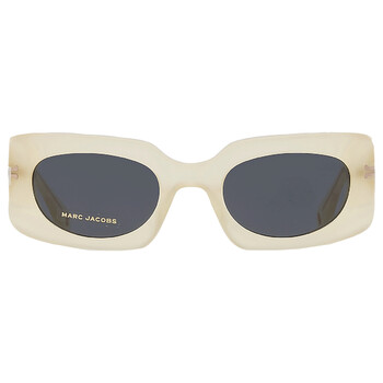 MARC JACOBS スクエア サングラス 51mm MARC 488/N/S-003K Marc Jacobs Grey Square Ladies Sunglasses MARC 488/N/S 003K