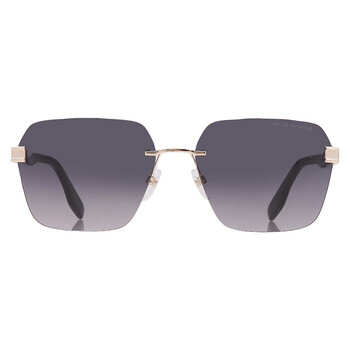 Marc Jacobs Grey Azure Gradient Geometric Ladies Sunglasses MJ