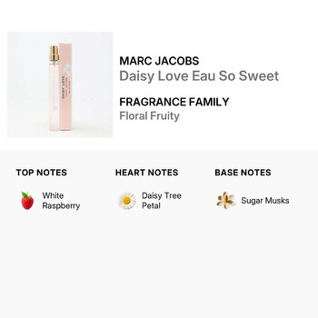 Ladies Daisy Love Eau So Sweet EDT Spray 0.33 oz Fragrances 3614227372252