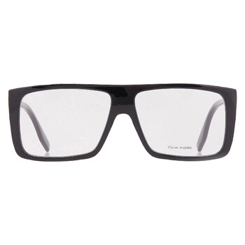 Pattern Black/Grey Clip-On Square Men's Eyeglasses MARC 672/CS 003K/IR 58