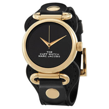 Marc Jacobs The Cuff Quartz Black Dial Ladies Watch MJ0120179288  