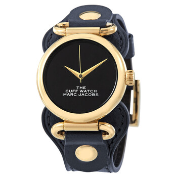 Marc Jacobs The Cuff Quartz Black Dial Ladies Watch MJ0120179287 