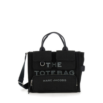 The Travel Tote Tote In Black Cotton