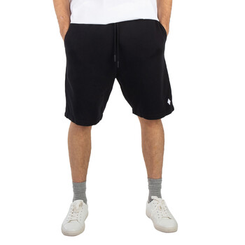 Casablanca Men's Black Crochet Tennis Shorts, Size Small