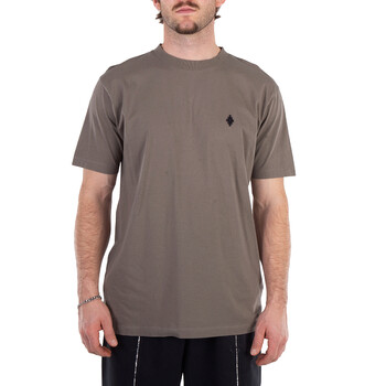 Tシャツ・カットソー ALEXANDER MCQUEEN Men T-shirt Green 808915QXABL 3012 Alexander Mcqueen Men's Green Washed Dye T-Shirt, Size