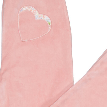 Girls Floral Dusty Pink Sweatpants