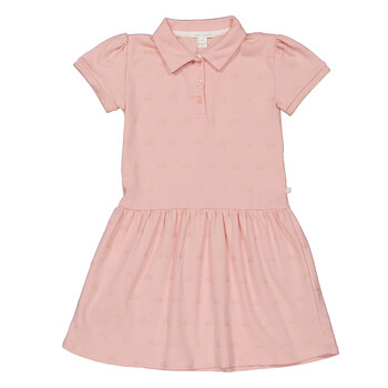 Kids Angel Wing Polo Collar Dress G3900L-PNK