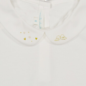 Kids Embroidered Ruffle Collar Shirt