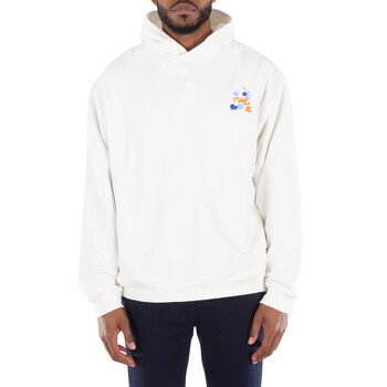 【DROLE DE MONSIEUR】 Drole Fleuri Le Hoodie Cream Drôle de Monsieur Le Hoodie Drôle Fleuri White | BSTN Store