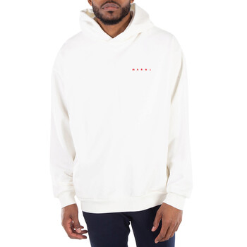Marni Dripping Flower Cotton Hoodie, Brand Size 46 ( US Size