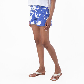 Floral Pattern Cotton Trousers