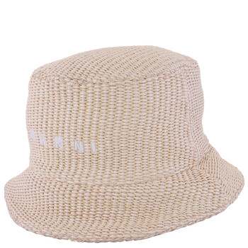 【STELLA MCCARTNEY】 S-Wave バケットハット Stella McCartney S-Wave Monogram Bucket Hat, Size 56