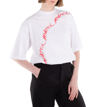 Wavy Logo Cotton-Jersey T-Shirt