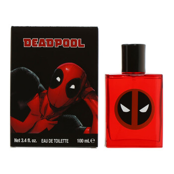 マルベル　Marvel　Fragrant　Check　Onepiece② Marvel Boys Deadpool EDT Spray 3.4 oz Fragrances 663350095593
