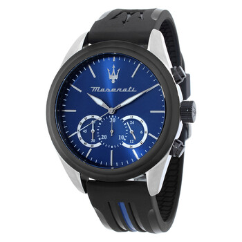 Maserati Traguardo Chronograph Quartz Black Dial Men's Watch