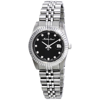 Mathey III Quartz Crystal Black Dial Ladies Watch D810AN Mathey III Quartz Crystal Black Dial Ladies Watch D810AN