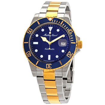 Mathey Tissot 腕時計 seiko orient citizen Mathey-Tissot Mathey Vintage Bronze Automatic Blue Dial
