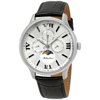 ♧moon♧ Mathey-Tissot Edmond Moon Phase White Dial Men's Watch