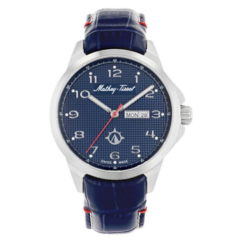 Mathey-Tissot Mergulhador GMT Quartz Blue Dial Men's Watch MRGABU