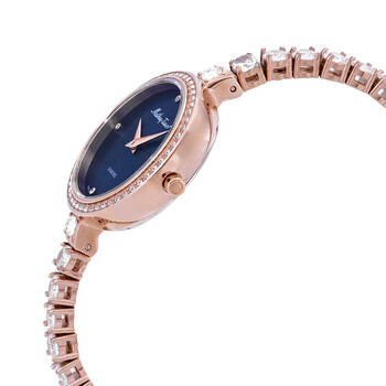 Infinity Quartz Diamond Crystal Blue Dial Ladies Watch D986SPBU