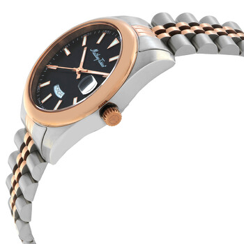 Mathy Day-Date Quartz Black Dial Men's Watch D510RS