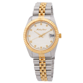 Mathey-Tissot Mathy III Roman Quartz White Dial Ladies Watch  display picture 3