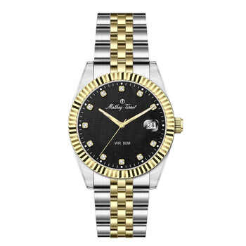 NWT Mathey-Tissot Mathey II Quartz Brown Dial 40 mm Watch Mathey-Tissot Mathey II Quartz Brown Dial 40 mm Watch  main image 3