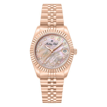 Mathey-Tissot Quartz White Mother of Pearl Dial Ladies Watch  display picture 2