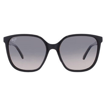 Maui Jim Hunakai Neutral Grey Irregular Ladies Sunglasses 